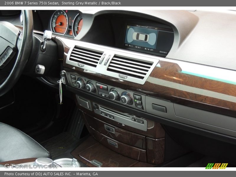 Sterling Grey Metallic / Black/Black 2006 BMW 7 Series 750i Sedan