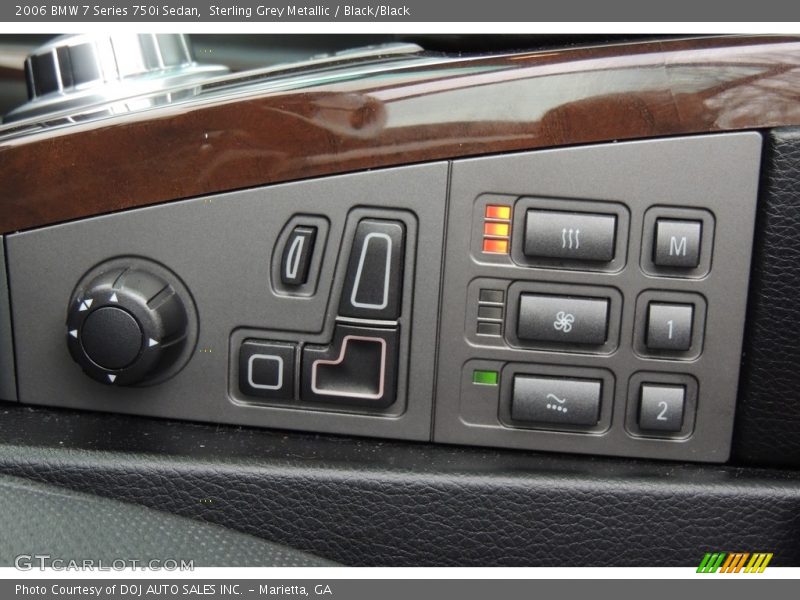 Sterling Grey Metallic / Black/Black 2006 BMW 7 Series 750i Sedan