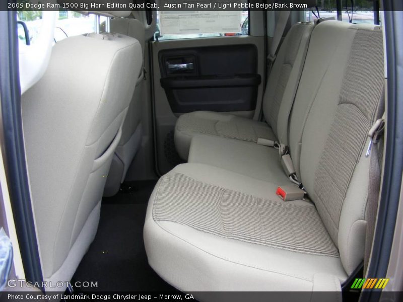 Austin Tan Pearl / Light Pebble Beige/Bark Brown 2009 Dodge Ram 1500 Big Horn Edition Quad Cab