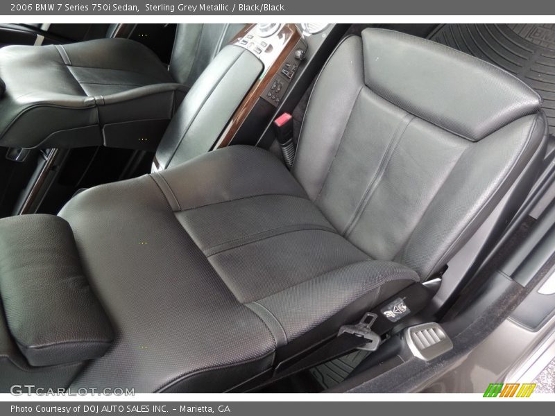Sterling Grey Metallic / Black/Black 2006 BMW 7 Series 750i Sedan