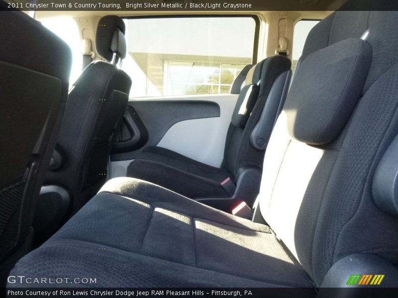 Bright Silver Metallic / Black/Light Graystone 2011 Chrysler Town & Country Touring