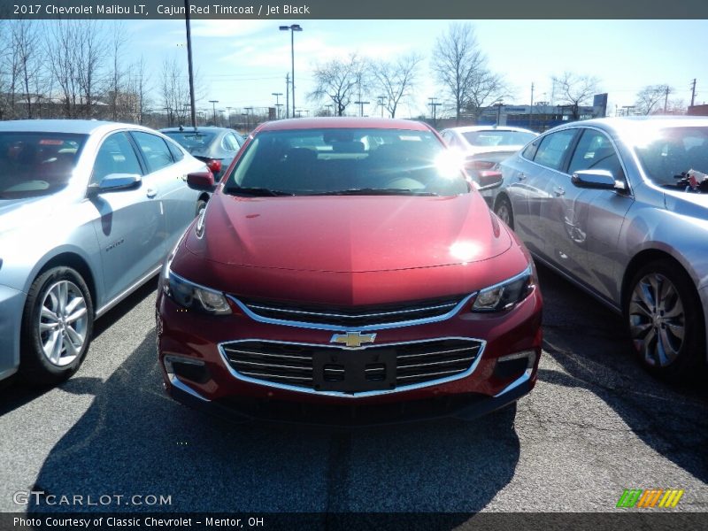 Cajun Red Tintcoat / Jet Black 2017 Chevrolet Malibu LT