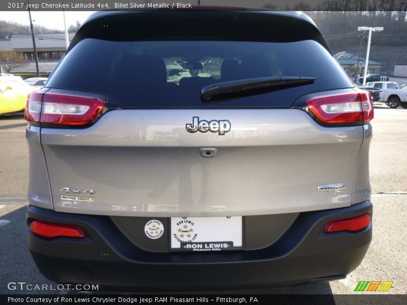 Billet Silver Metallic / Black 2017 Jeep Cherokee Latitude 4x4