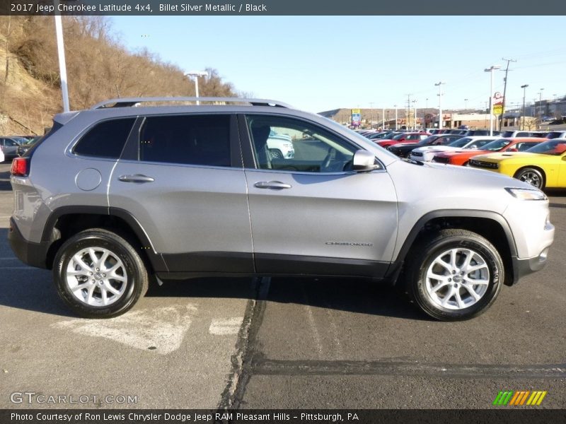 Billet Silver Metallic / Black 2017 Jeep Cherokee Latitude 4x4