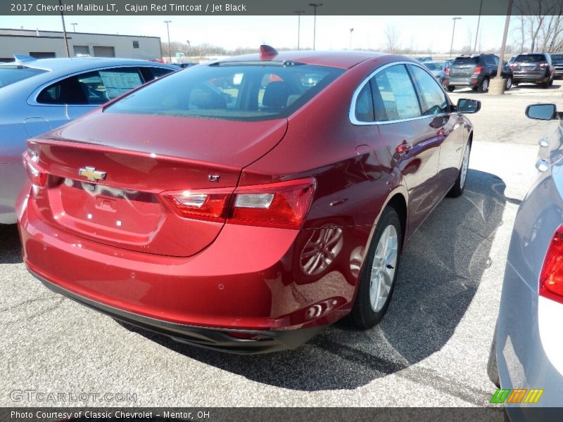Cajun Red Tintcoat / Jet Black 2017 Chevrolet Malibu LT