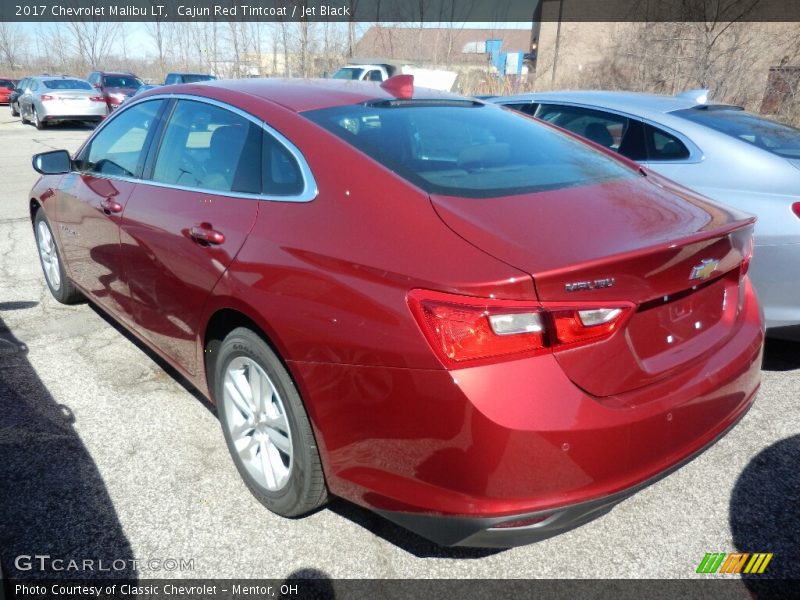 Cajun Red Tintcoat / Jet Black 2017 Chevrolet Malibu LT