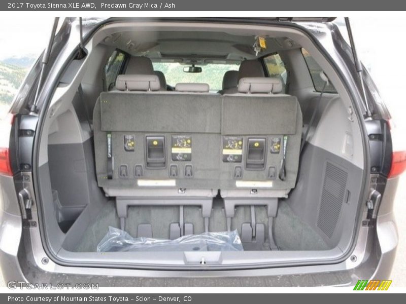 Predawn Gray Mica / Ash 2017 Toyota Sienna XLE AWD