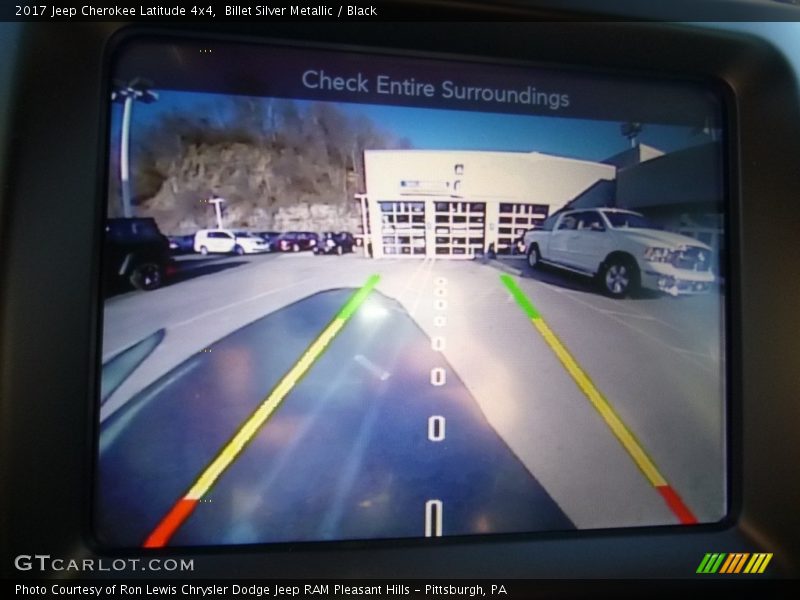 Billet Silver Metallic / Black 2017 Jeep Cherokee Latitude 4x4