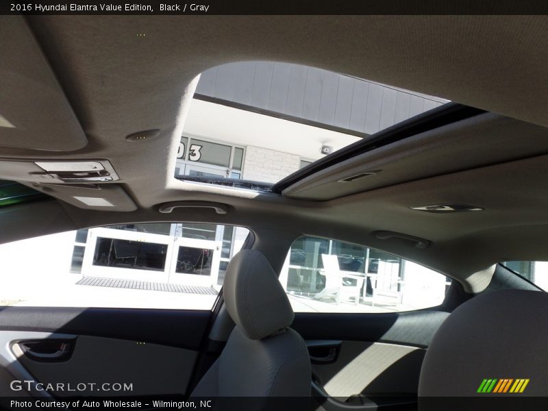 Black / Gray 2016 Hyundai Elantra Value Edition
