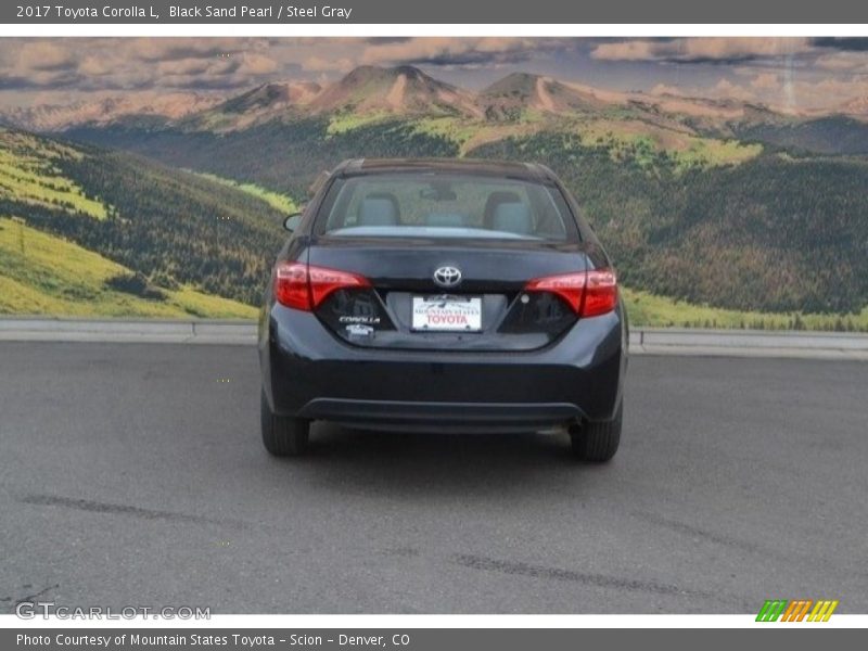 Black Sand Pearl / Steel Gray 2017 Toyota Corolla L