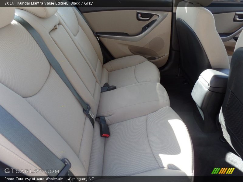 Black / Gray 2016 Hyundai Elantra Value Edition