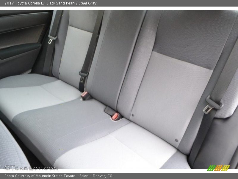 Black Sand Pearl / Steel Gray 2017 Toyota Corolla L