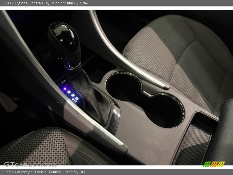 Midnight Black / Gray 2012 Hyundai Sonata GLS