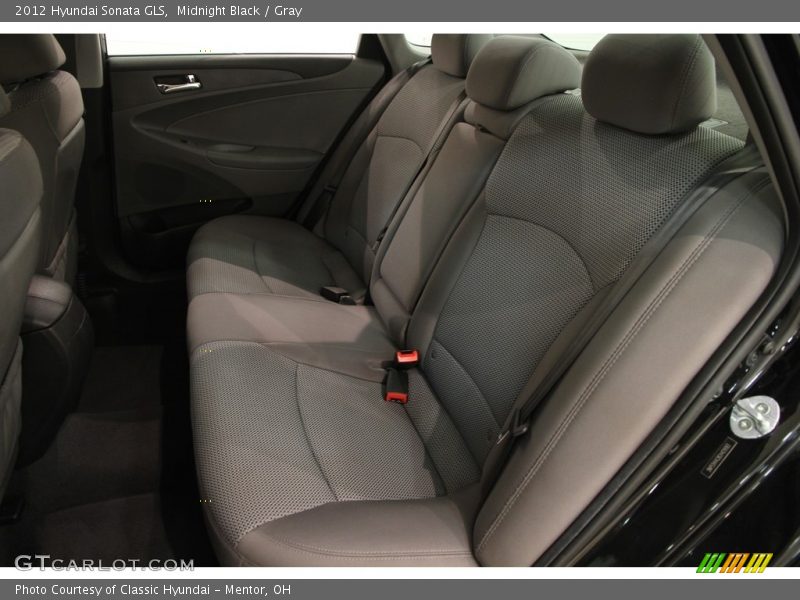 Midnight Black / Gray 2012 Hyundai Sonata GLS