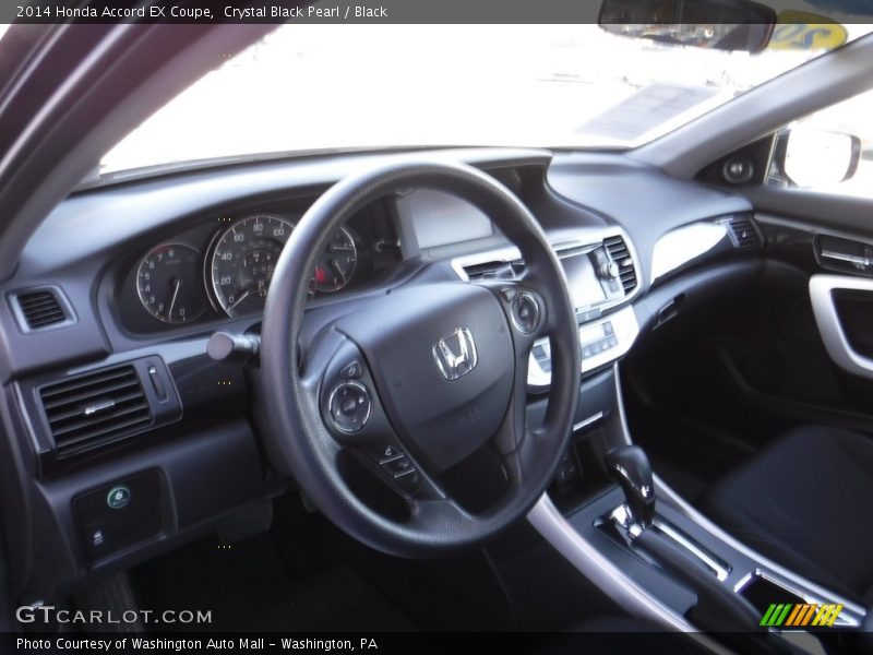 Crystal Black Pearl / Black 2014 Honda Accord EX Coupe