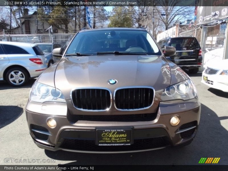 Sparkling Bronze Metallic / Cinnamon Brown 2012 BMW X5 xDrive35i Premium
