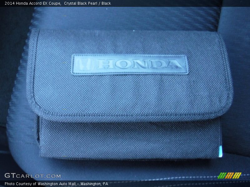 Crystal Black Pearl / Black 2014 Honda Accord EX Coupe