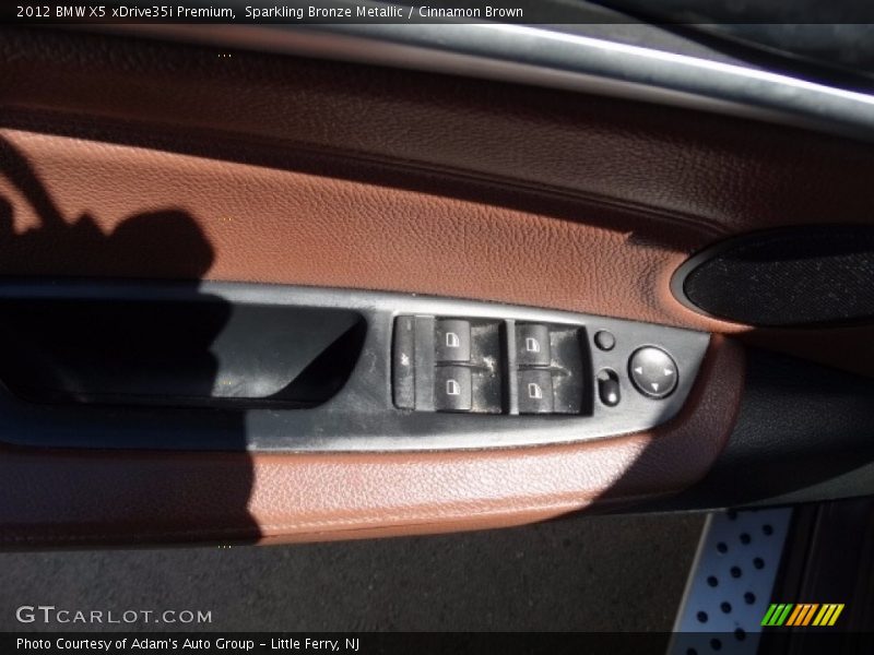 Sparkling Bronze Metallic / Cinnamon Brown 2012 BMW X5 xDrive35i Premium