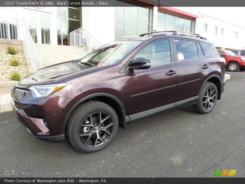 Black Current Metallic / Black 2017 Toyota RAV4 SE AWD