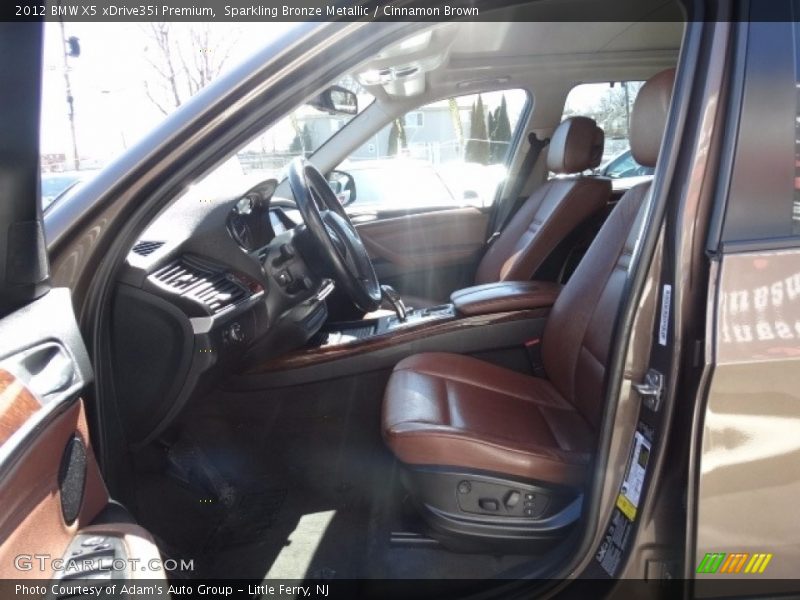 Sparkling Bronze Metallic / Cinnamon Brown 2012 BMW X5 xDrive35i Premium