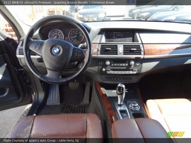 Sparkling Bronze Metallic / Cinnamon Brown 2012 BMW X5 xDrive35i Premium