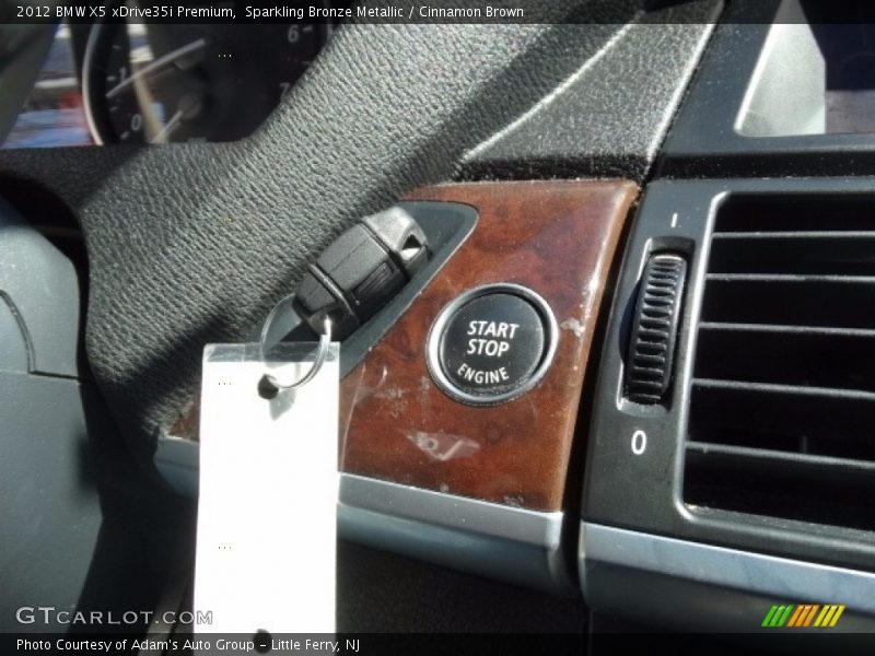 Sparkling Bronze Metallic / Cinnamon Brown 2012 BMW X5 xDrive35i Premium