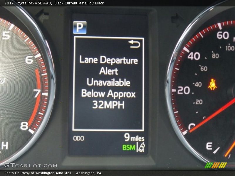 Black Current Metallic / Black 2017 Toyota RAV4 SE AWD