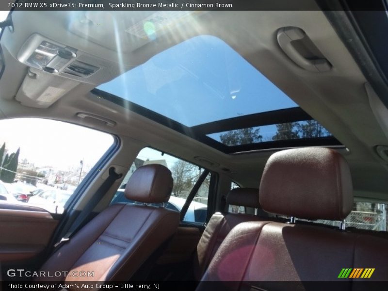 Sparkling Bronze Metallic / Cinnamon Brown 2012 BMW X5 xDrive35i Premium