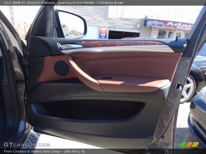 Sparkling Bronze Metallic / Cinnamon Brown 2012 BMW X5 xDrive35i Premium