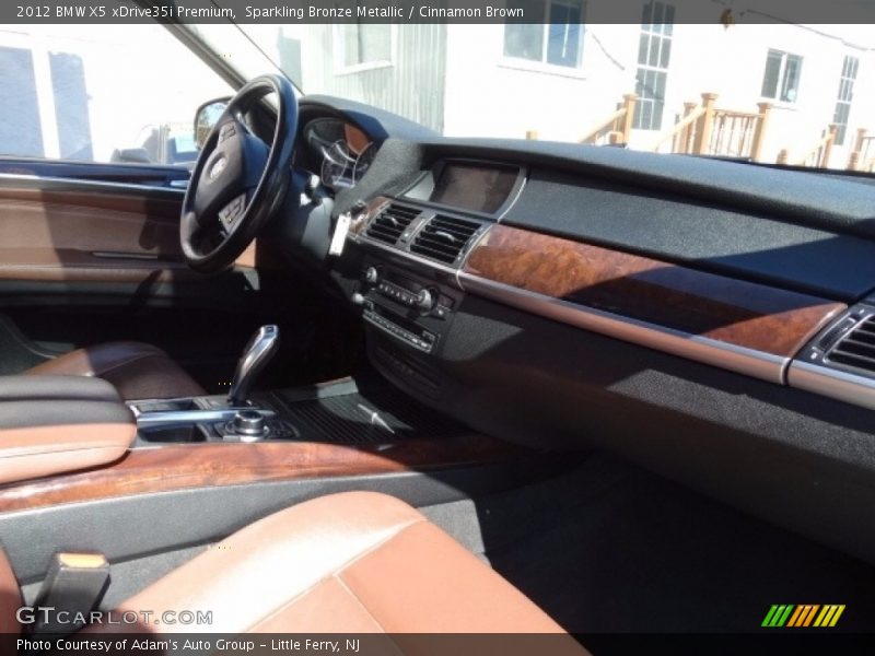 Sparkling Bronze Metallic / Cinnamon Brown 2012 BMW X5 xDrive35i Premium