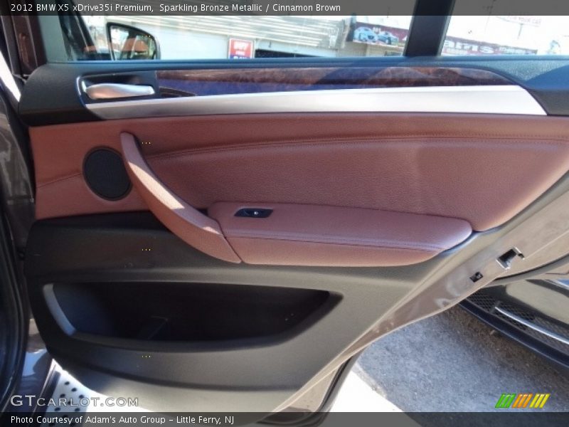 Sparkling Bronze Metallic / Cinnamon Brown 2012 BMW X5 xDrive35i Premium