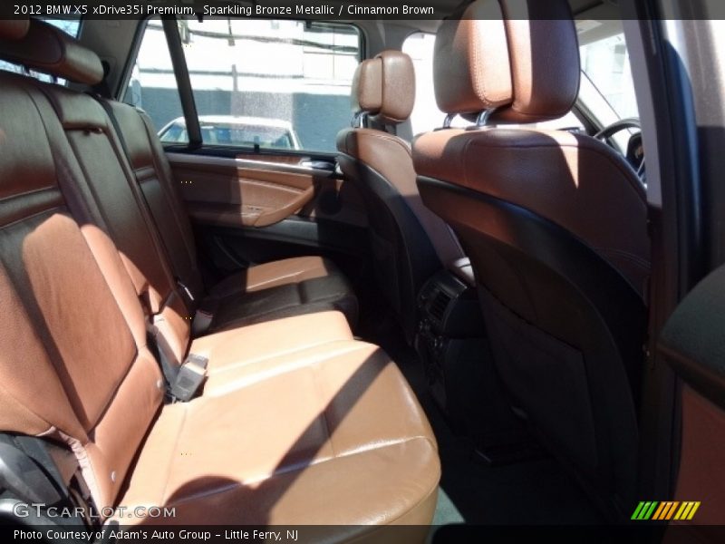 Sparkling Bronze Metallic / Cinnamon Brown 2012 BMW X5 xDrive35i Premium