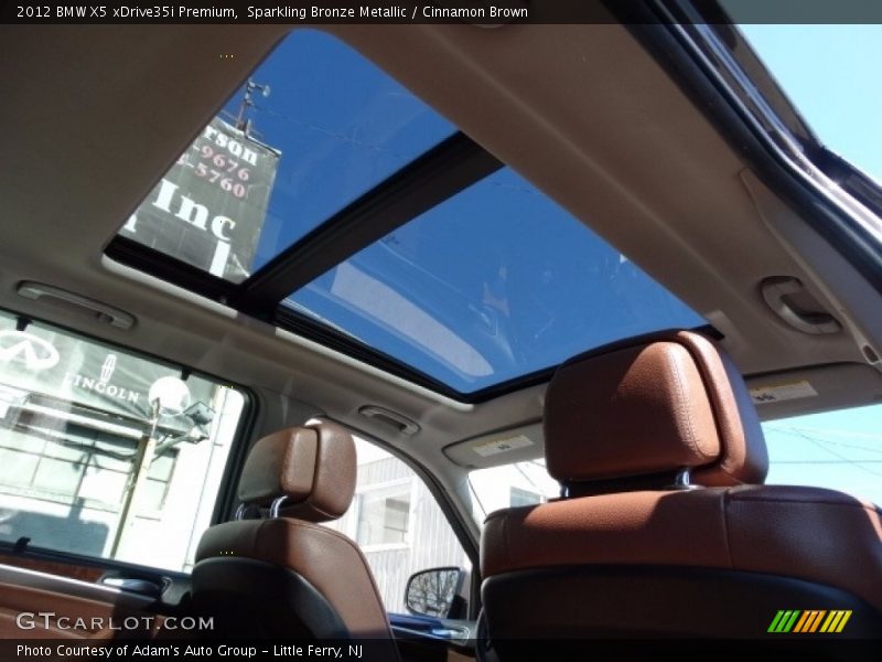 Sparkling Bronze Metallic / Cinnamon Brown 2012 BMW X5 xDrive35i Premium