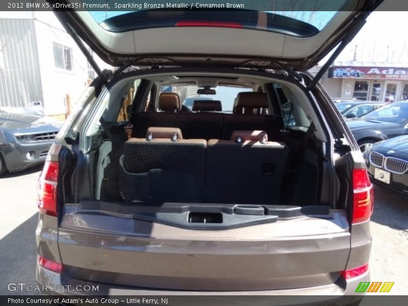 Sparkling Bronze Metallic / Cinnamon Brown 2012 BMW X5 xDrive35i Premium