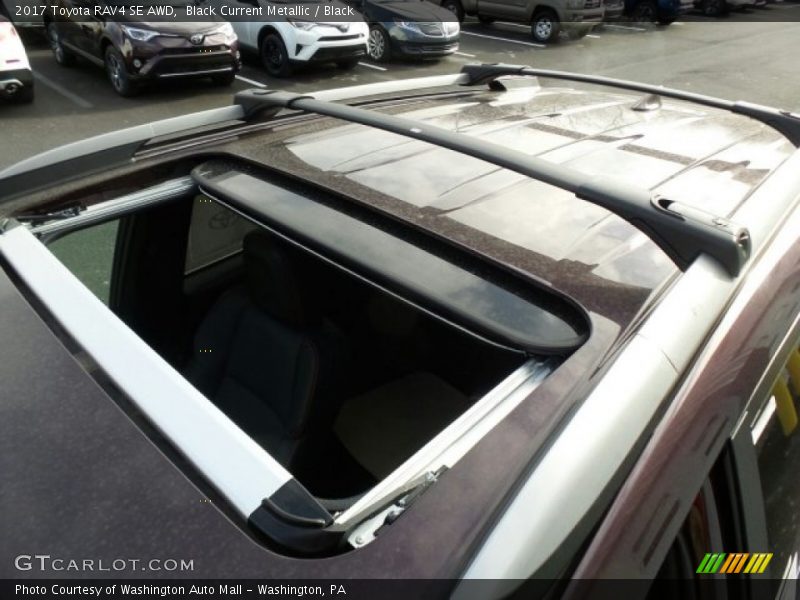 Black Current Metallic / Black 2017 Toyota RAV4 SE AWD
