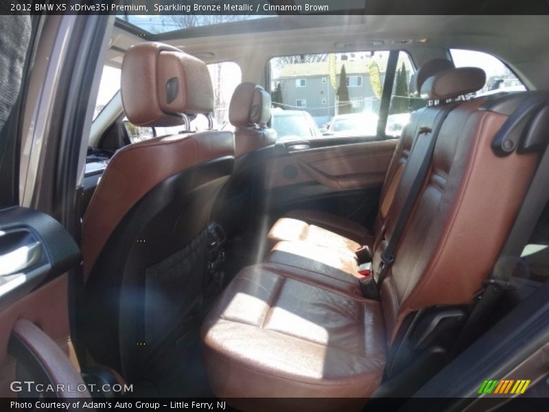 Sparkling Bronze Metallic / Cinnamon Brown 2012 BMW X5 xDrive35i Premium