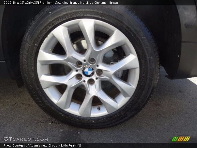 Sparkling Bronze Metallic / Cinnamon Brown 2012 BMW X5 xDrive35i Premium