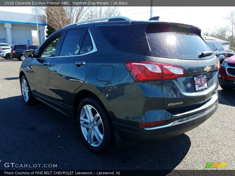 Nightfall Gray Metallic / Jet Black 2018 Chevrolet Equinox Premier AWD