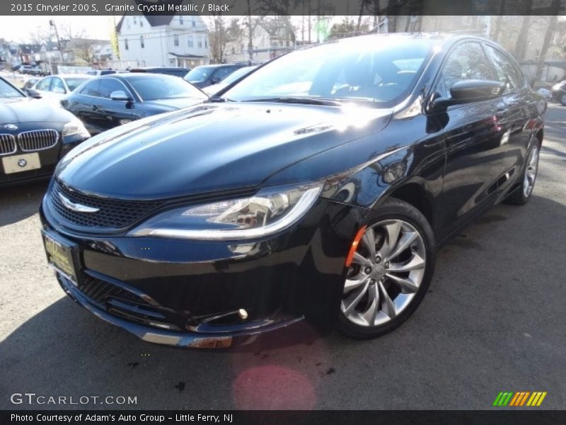Granite Crystal Metallic / Black 2015 Chrysler 200 S