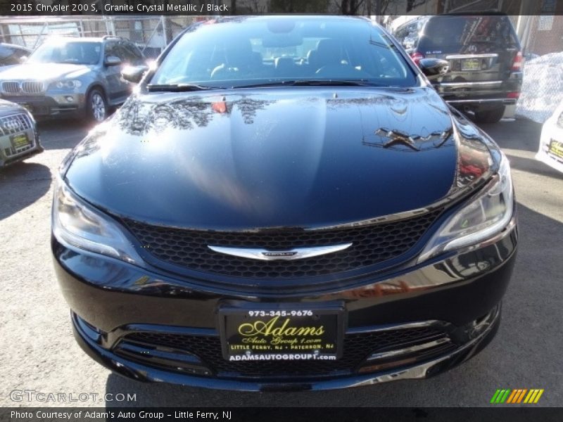 Granite Crystal Metallic / Black 2015 Chrysler 200 S