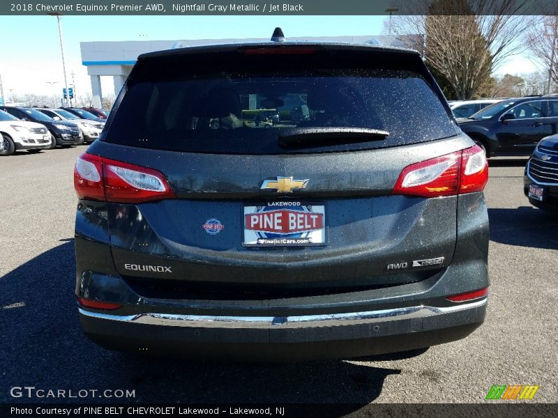 Nightfall Gray Metallic / Jet Black 2018 Chevrolet Equinox Premier AWD