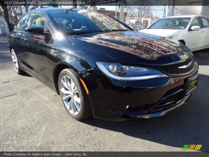 Granite Crystal Metallic / Black 2015 Chrysler 200 S