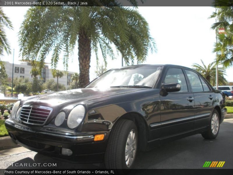 Black / Java 2001 Mercedes-Benz E 320 Sedan