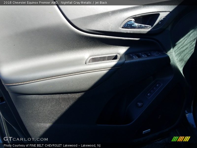 Nightfall Gray Metallic / Jet Black 2018 Chevrolet Equinox Premier AWD