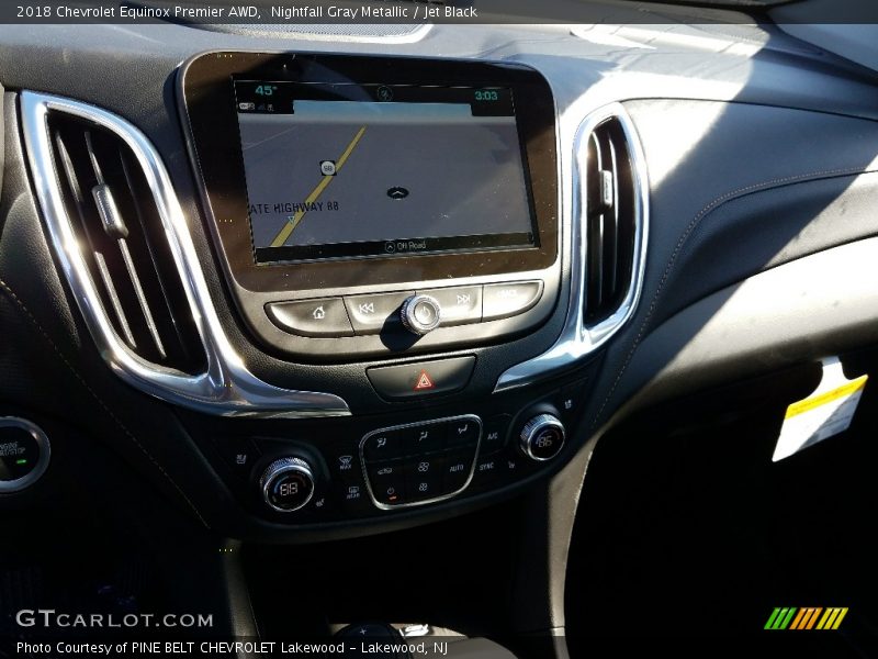 Nightfall Gray Metallic / Jet Black 2018 Chevrolet Equinox Premier AWD