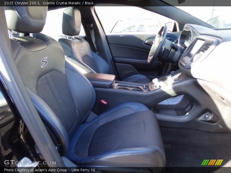 Granite Crystal Metallic / Black 2015 Chrysler 200 S