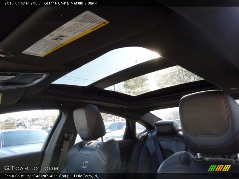 Granite Crystal Metallic / Black 2015 Chrysler 200 S