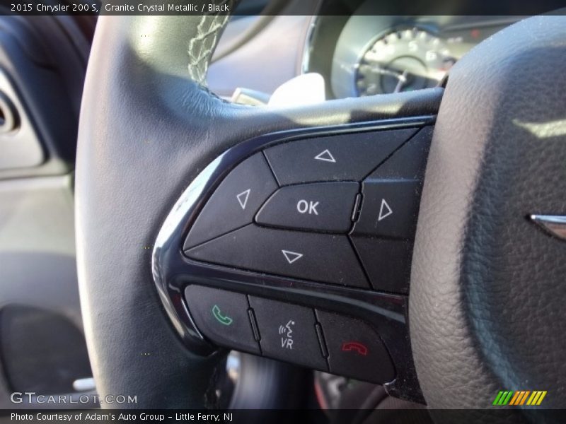 Granite Crystal Metallic / Black 2015 Chrysler 200 S
