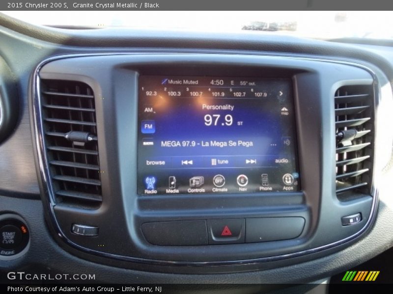 Granite Crystal Metallic / Black 2015 Chrysler 200 S