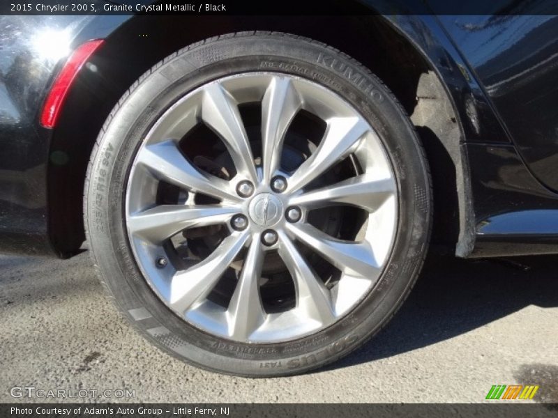 Granite Crystal Metallic / Black 2015 Chrysler 200 S